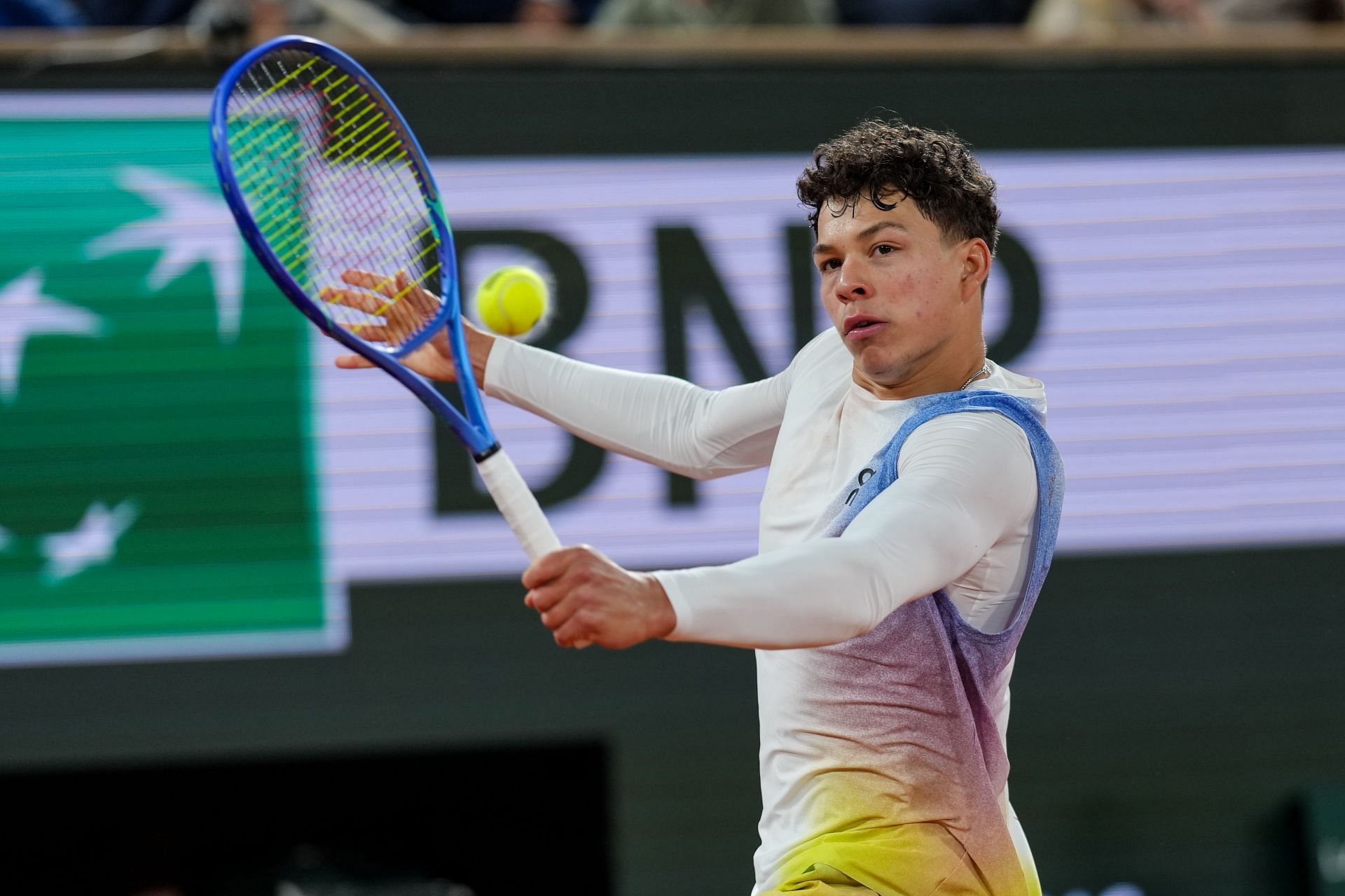 In Picture: Ben Shelton at the 2025 French Open - Source: Getty